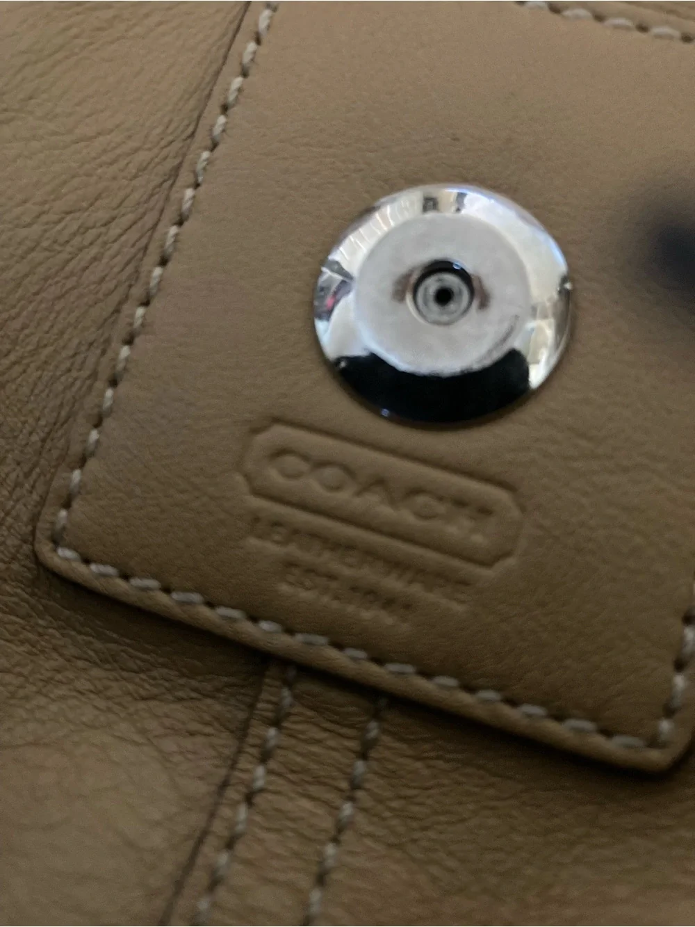 Coach Hampton Soho Leather Buckle-Front Satchel